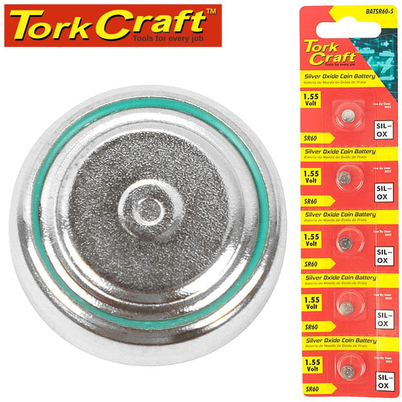 SR60 ALKALINE COIN BATTERY X5 PACK (MOQ 20)