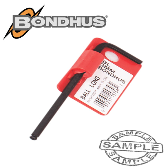 HEX BALL END L-WRENCH 3.0MM PROGUARD SINGLE BONDHUS