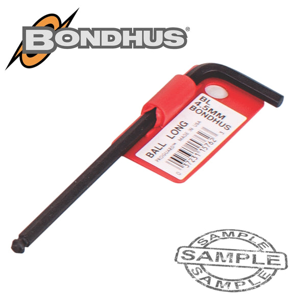 HEX BALL END L-WRENCH 4.5MM PROGUARD SINGLE BONDHUS