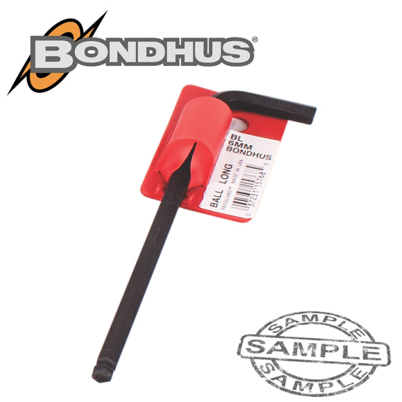 HEX BALL END L-WRENCH 6.0MM PROGUARD SINGLE BONDHUS