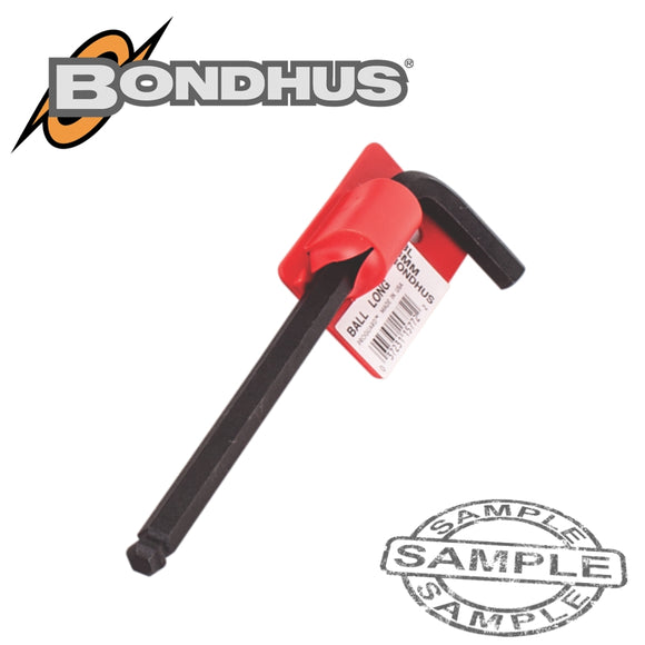 HEX BALL END L-WRENCH 8.0MM PROGUARD SINGLE BONDHUS