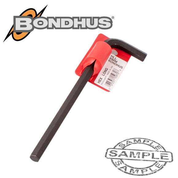 HEX END L-WRENCH 8.0MM PROGUARD SINGLE BONDHUS