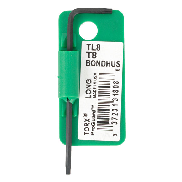 TORX L-WRENCH T8 PROGUARD SINGLE BONDHUS