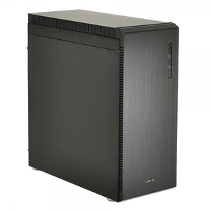 Lian-li pc-J60 , midi tower , Black , No psu ( bottom placed design - with psu bracket - 180° reversable )