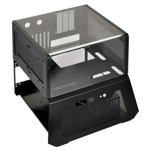 Lian-li pc-T70 e-atx test bench / open to air chassis , black , No psu ( use optional standard psu )
