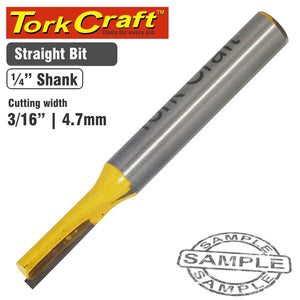 ROUTER BIT STRAIGHT 3/16' (4.762MM)
