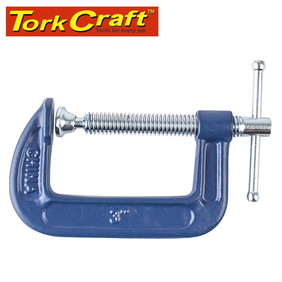 CLAMP G HEAVY DUTY 75MM TWIN PACK 3'