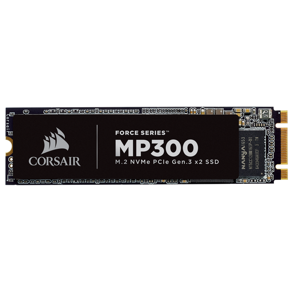 Corsair CSSD-F240GBMP300 240Gb force MP300 series NGFF(M.2) 3D TLC SSD with NVMe PCIe (Gen3.0) x2 mode SSD