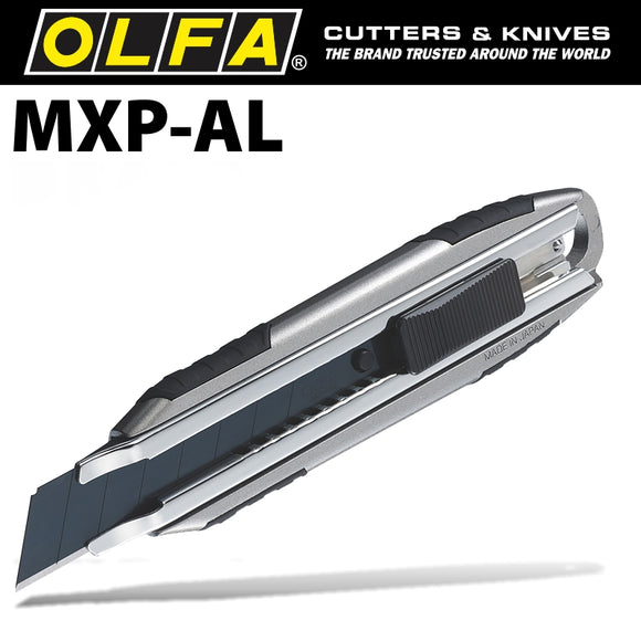 OLFA CUTTER 18MM WITH AUTO LOCK + EXCELBLACK BLADE