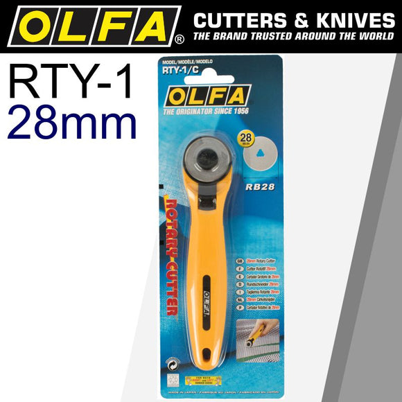 OLFA CUTTER MODEL RTY-C1 ROTARY 28MM