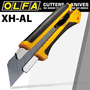 OLFA EXTRA HEAVY DUTY  CUTTER WITH BLACK 25MM HBB BLADE