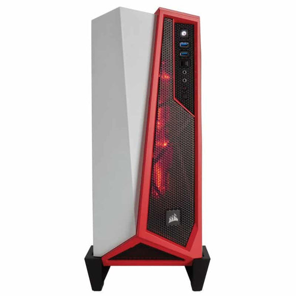 Corsair CC-9011083-WW carbide series spec Alpha windowed White+Red , No psu ( bottom placed psu design )