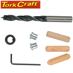 DOWELING ACCESSORY KIT 10MM - 22 PIECE (BIRCH WOOD)