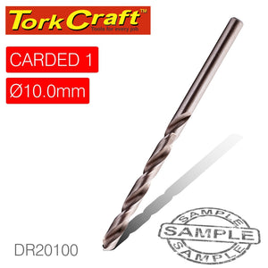 DRILL BIT HSS INDUSTRIAL 10.0MM 135DEG 1/CARD