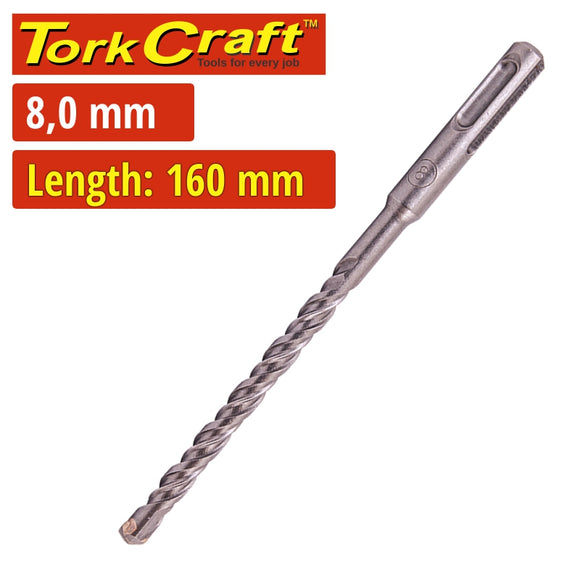 SDS PLUS DRILL BIT 160 X 100 8MM