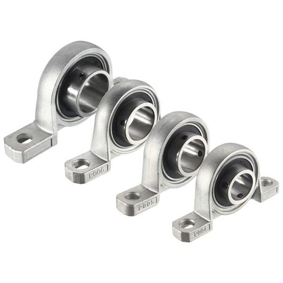 20/25/30/35mm Bore Diameter Pillow Block Mounted Bearings Zinc Alloy Ball Bearings