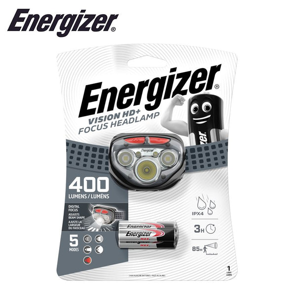 ENERGIZER 400 LUM VISION HD PLUS FOCUS HEADLIGHT GREY