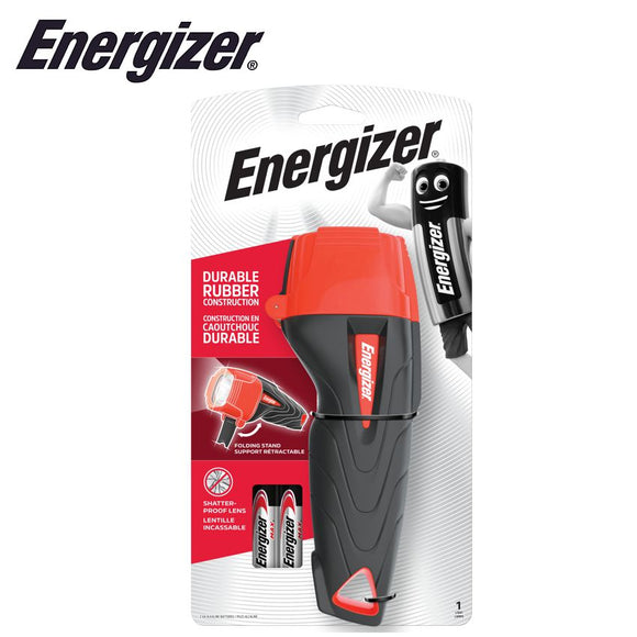 ENERGIZER RUBBER LIGHT X2AA - 60 LUMENS 65M RANGE