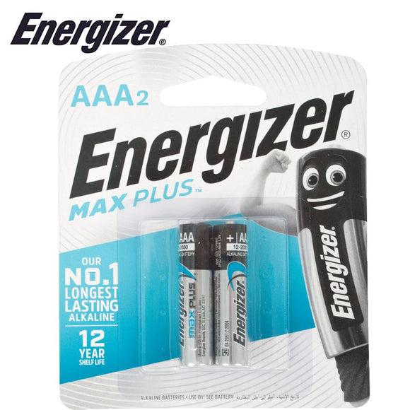 ENERGIZER MAXPLUS AAA - 2 PACK (MOQ12)