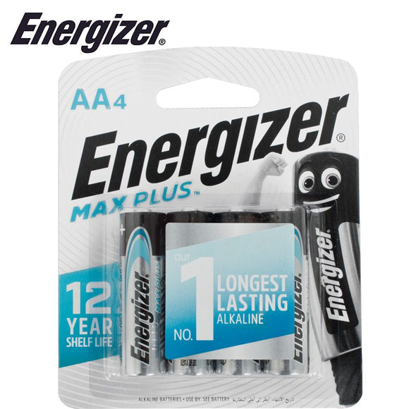 ENERGIZER MAXPLUS AA - 4 PACK (MOQ12)