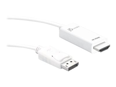 J5create JDC159 DisplayPort or thunderbolt2 to 4K HDMi2.0 2M Cable