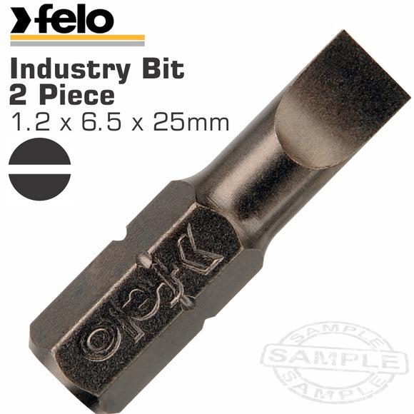 FELO SLOT SL 1.2 X 6.5 X 25MM 2PC INS.BIT