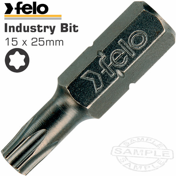 FELO TORX TX15 X 25MM BULK INS.BIT