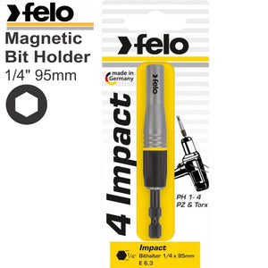 FELO 038 IMP. MAG. BIT HOLDER 14' 95MM CARD