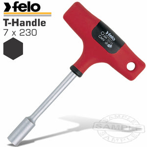 FELO 304 7X230 NUT DRIVER T-HANDLE