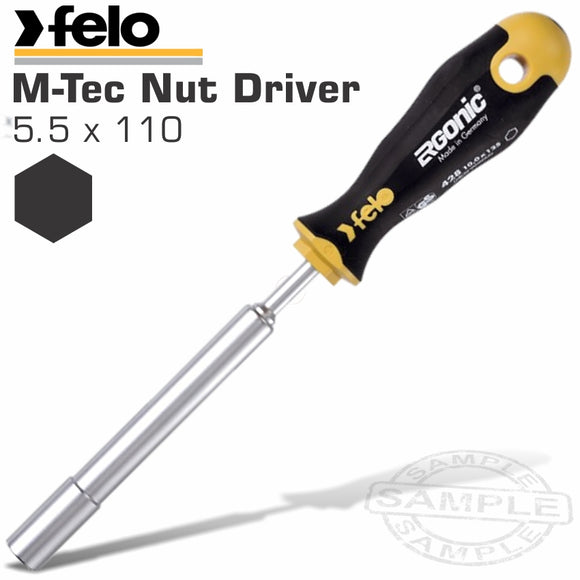 FELO 428 5.5X110 NUT DRIVER ERGONIC MAGNETIC