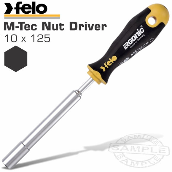 FELO 428 10X125 NUT DRIVER ERGONIC MAGNETIC