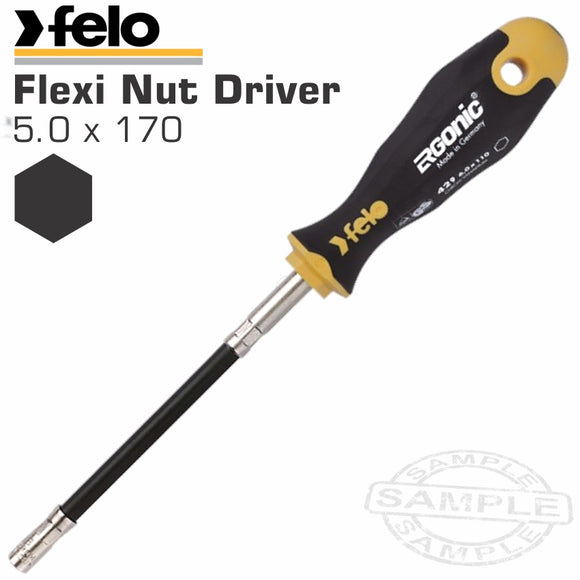 FELO 429 5.0X170 FLEXI NUT DRIVER ERGONIC