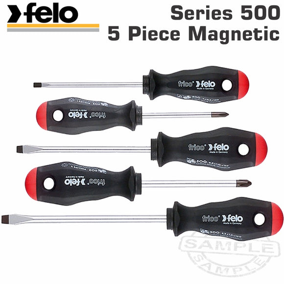 FELO 500 S/DRIVER SET 5PCS SL & PH MAGNETIC FRICO