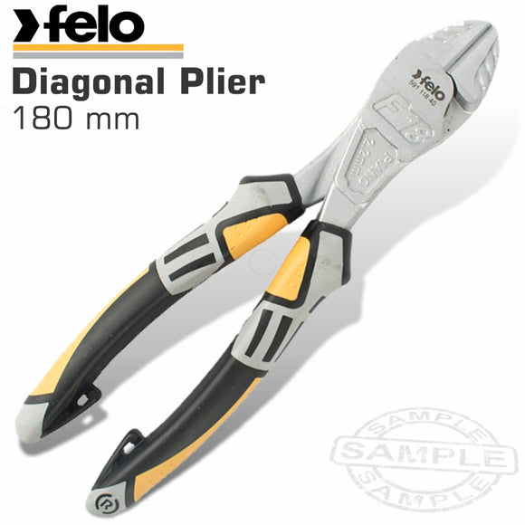 FELO PLIER DIAGONAL H/D 180MM