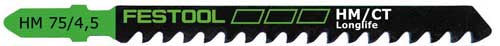 FESTOOL JIGSAW BLADE HM 75/4,5 486561