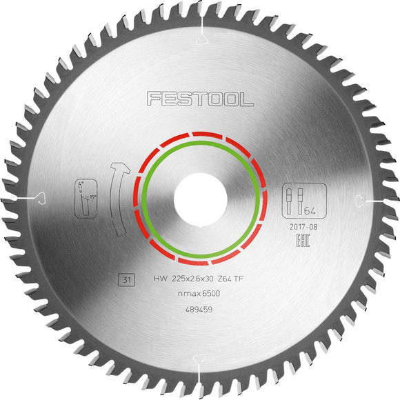 FESTOOL SPECIAL SAW BLADE 225X2,6X30 TF64 489459