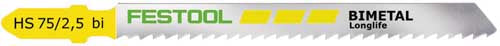 FESTOOL JIGSAW BLADE HS 75/2,5 BI/5 490178