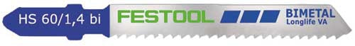 FESTOOL JIGSAW BLADE HS 60/1,4 BI VA/5 490181