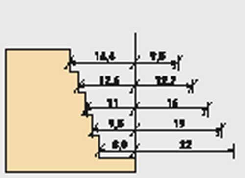 FESTOOL REBATING CUTTER WITH REVERSIBLE BLADES HW S8 D38/12 491085