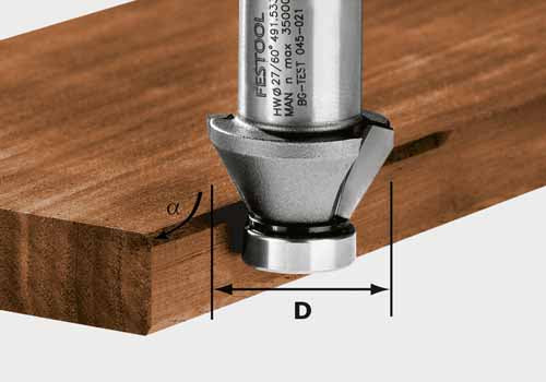 FESTOOL CHAMFER CUTTER HW 60 -OFK 500 491533