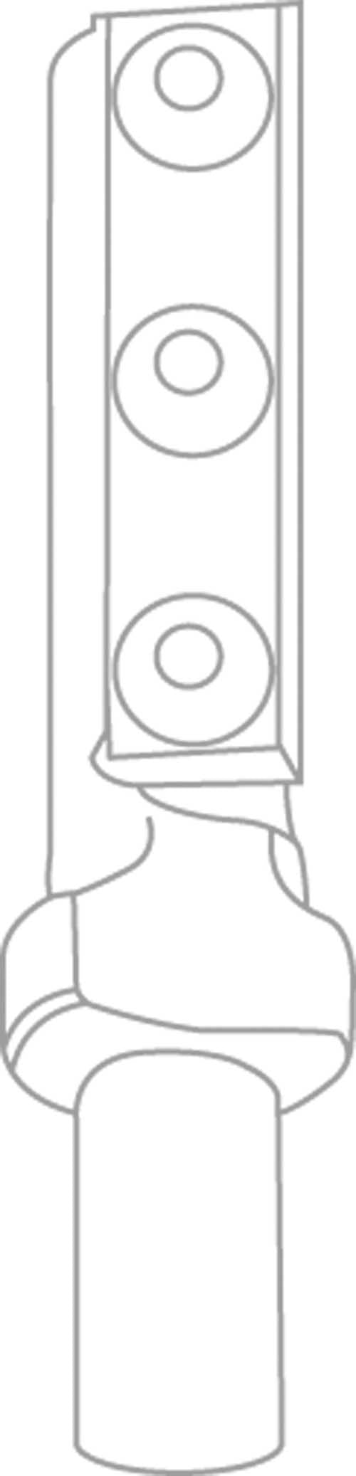 FESTOOL GROOVE CUTTER WITH REVERSIBLE BLADES HW S12 D16/50 WP 497454