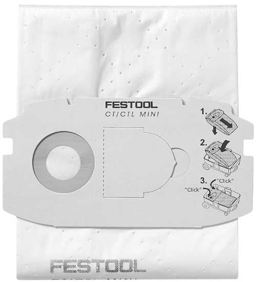 FESTOOL SELFCLEAN FILTER BAG SC FIS-CT MINI/5 498410