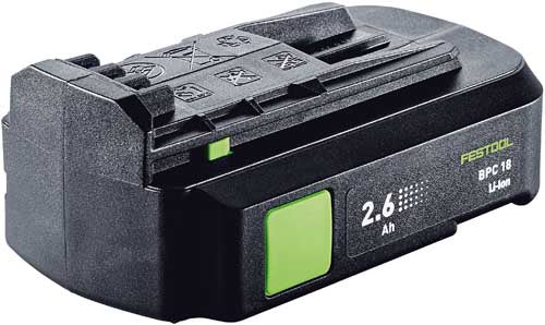 FESTOOL BATTERY PACK BPC 18 LI 2,6 AH 500059