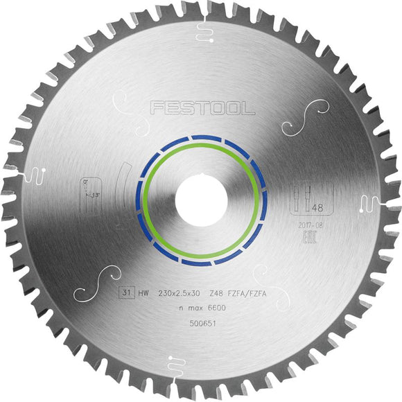 FESTOOL FLAT TOOTH SAW BLADE 230X2,5X30 F48 500651