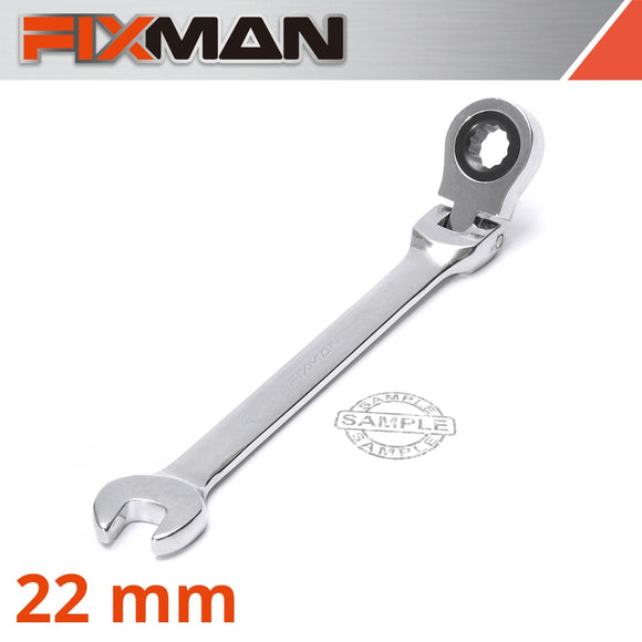 FIXMAN FLEXIBLE RATCHET COMBINATION WRENCH 22MM