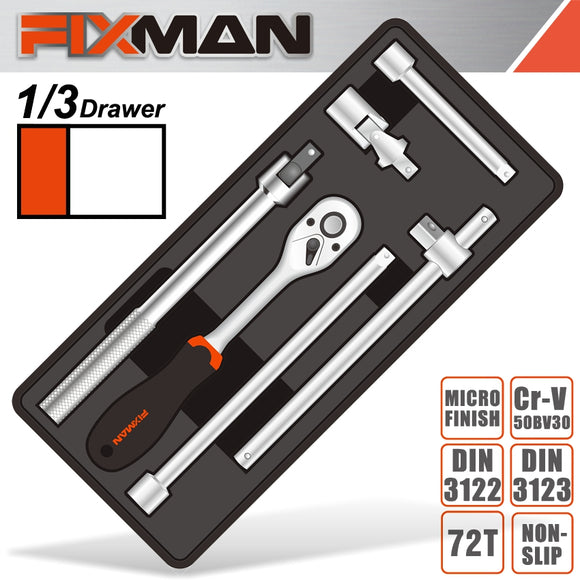 FIXMAN 6-PC 1/2' DR.ACCESSORIES