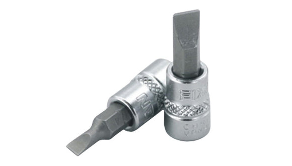 FIXMAN 3/8' DR.BIT SOCKET SL6.5 SLOTTED SCREWDRIVER BIT