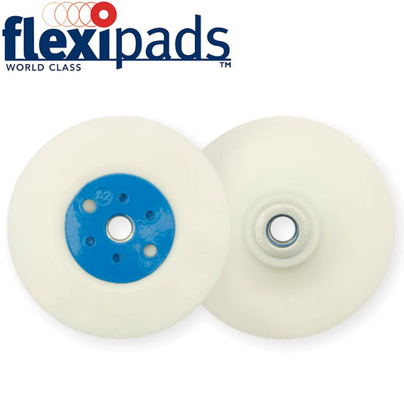 GRINDER PAD & NUT 115MM M14X2MM WHITE