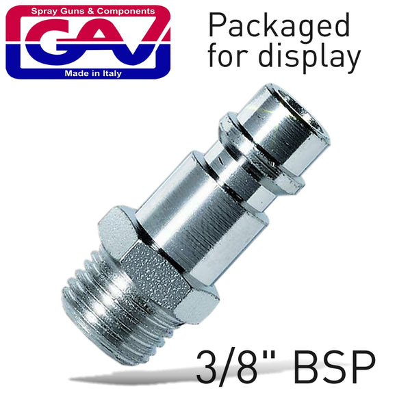 COUPLER INSERT 3/8'M 2 PACKAGED