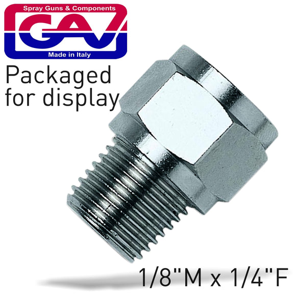 TAPER REDUCER BUSH 1/8 X 1/4 M/F PACKAGED
